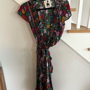 Floral Wrap Dress